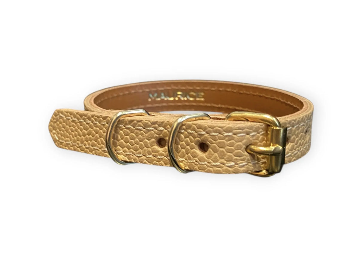 Collier pour petit chien en cuir grainé ATELES HYBRIDUS - 3