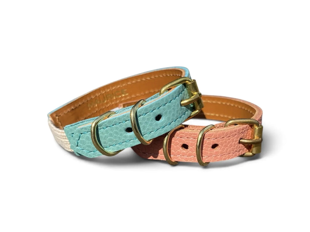 Collier pour chat en cuir grainé LEOPARDUS JACOBITA - 1